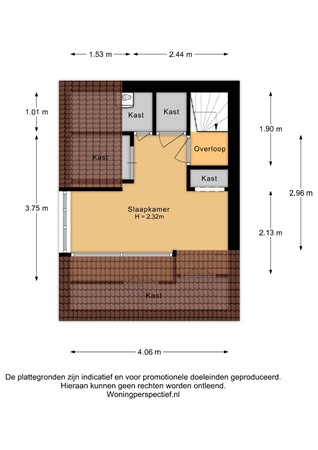 Floorplan - De Kuinder 24, 3448 DR Woerden